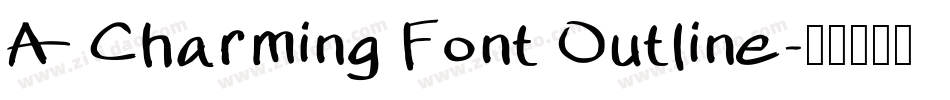 A Charming Font Outline字体转换